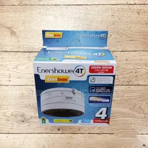 Enershower 4t Instant Shower Head for Hard Salty and Fresh Soft Water