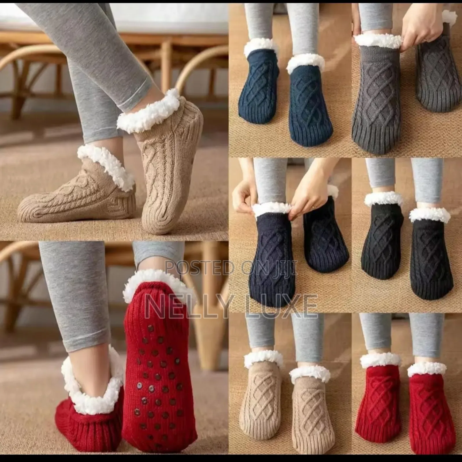 Indoor Socks With Lining