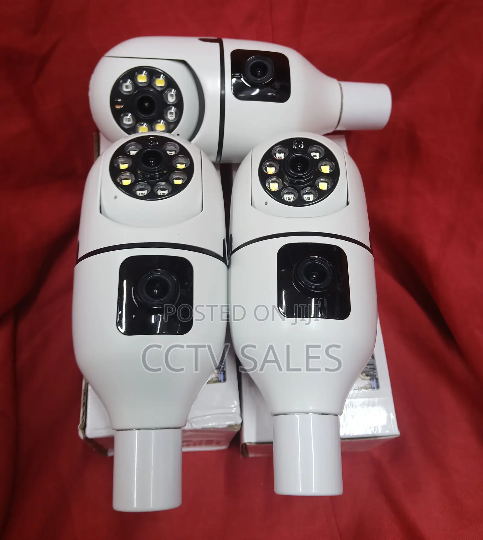 CCTV Surveillance Indoor/Outdoor Dual Lens Bulb Camera