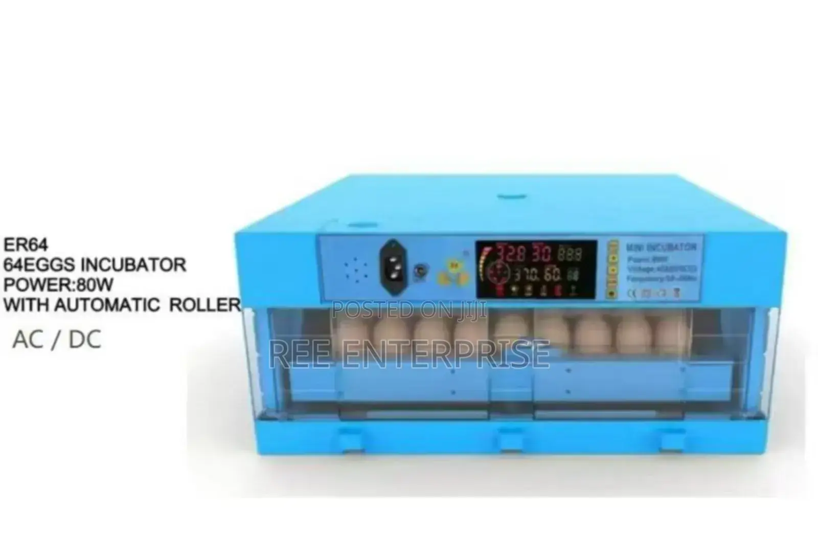 Ac/Dc With Automatic Roller 64eggs New Model