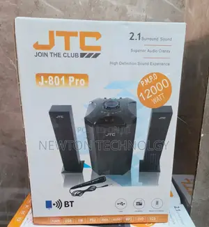 JTC Mtungi 2.1ch Hometheatre-Bt/Fm/Usb-12,000w-System
