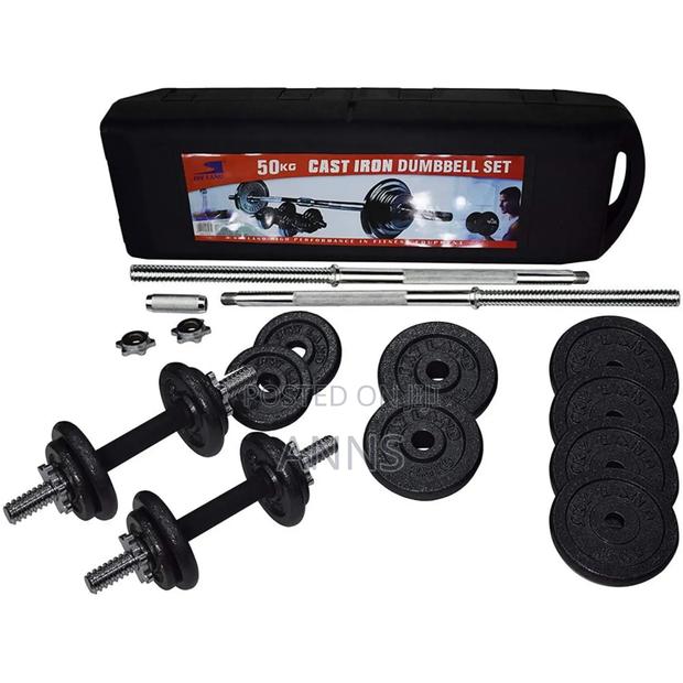York 50 Kg Dumbells Set .