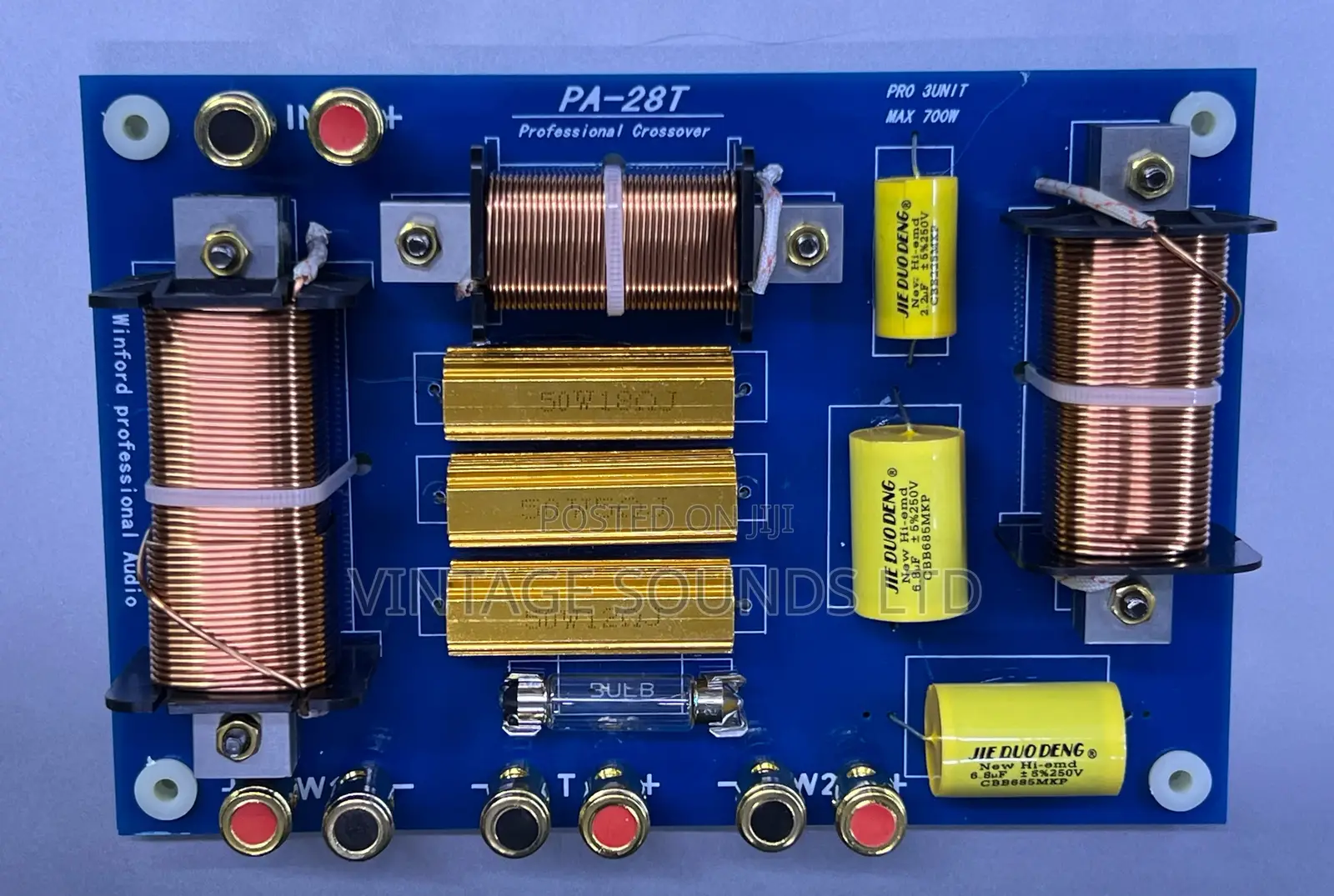 Winford Pa28t Pro 3way Speaker Audio Crossover