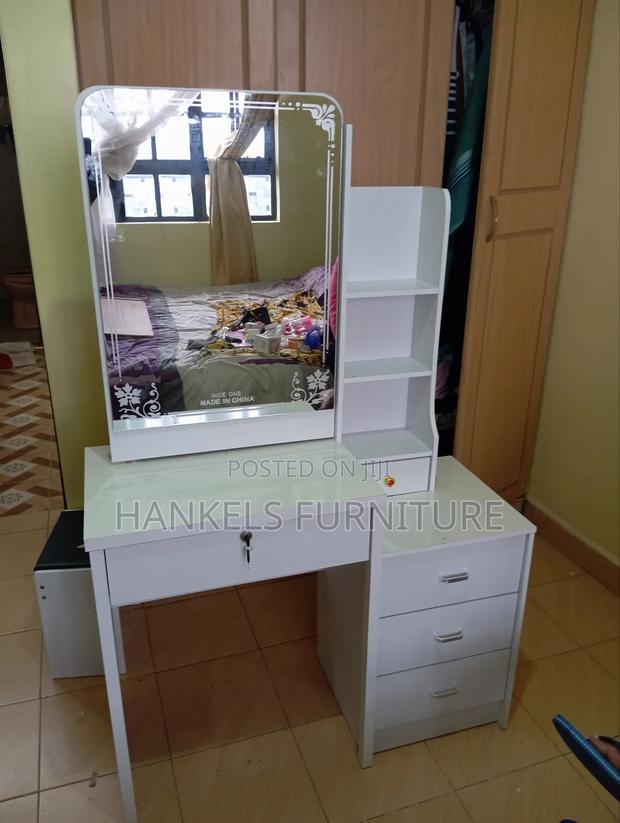 Bed Side Dressing Table With Stool - thumbnail 2