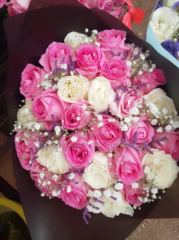 Variety of Colours Fresh Flowers
