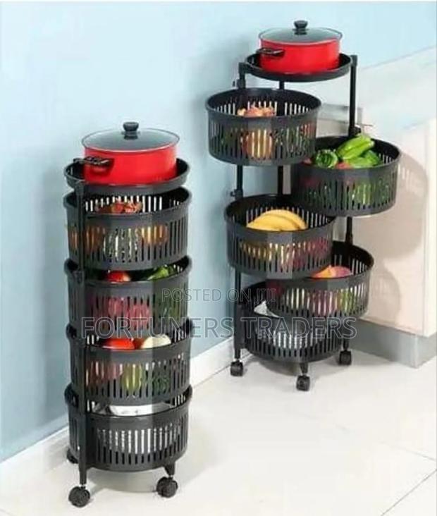Foldable 4 Tier Fruit and Vegetable Rack - main view