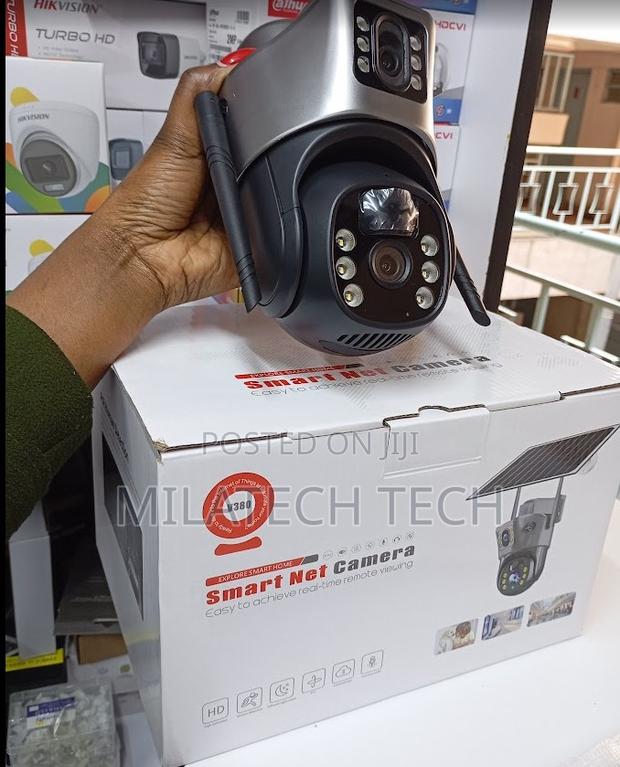 V380 Solar PTZ Camera 4g Enabled Night Vision