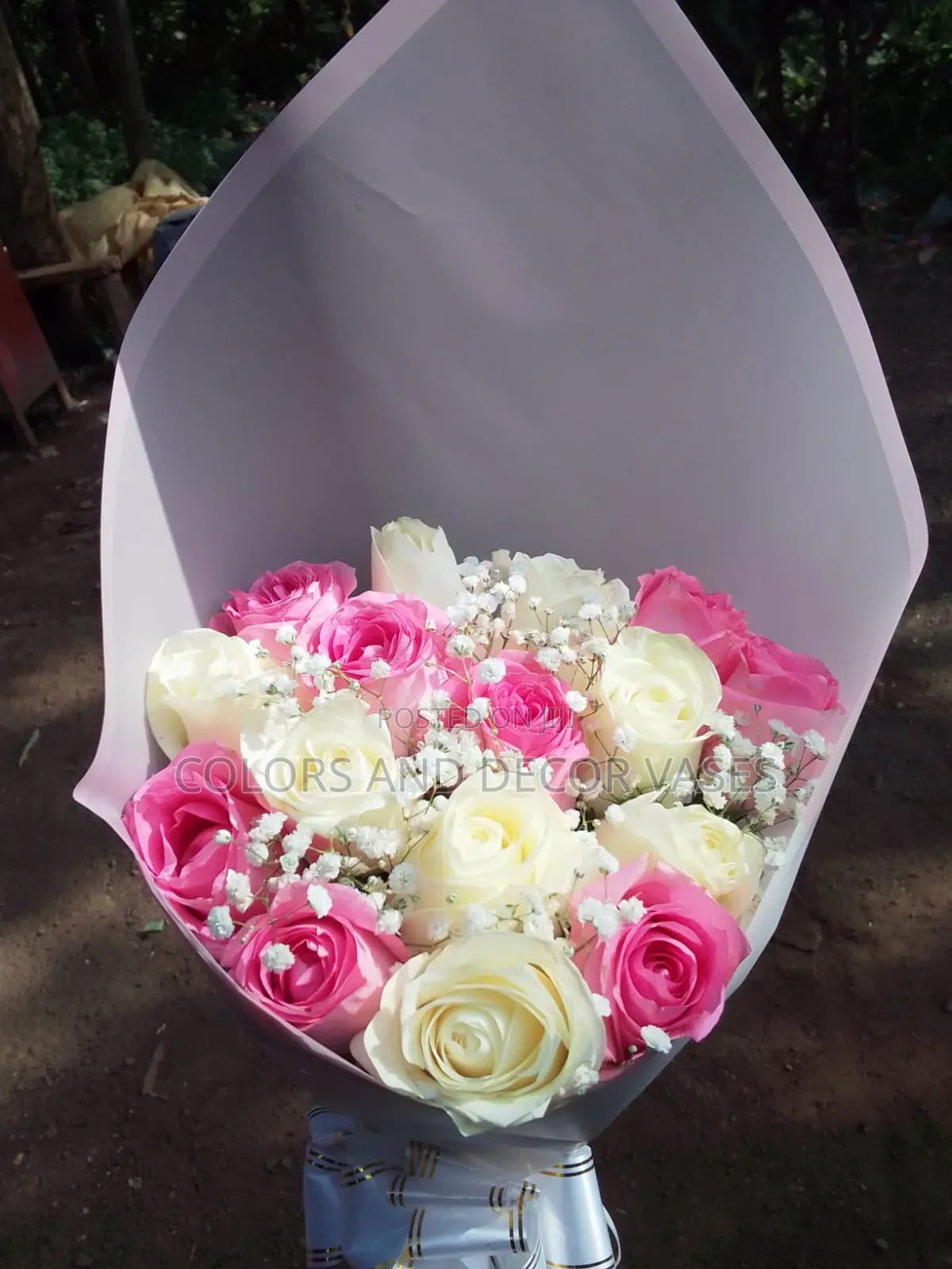 Pink and White Flowers Fresh