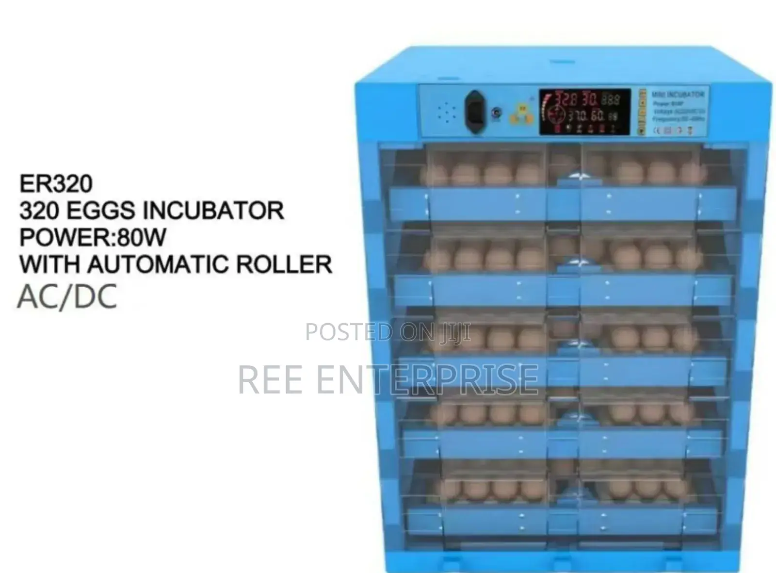 320 Egg Incubator Brand New With Automatic Turning