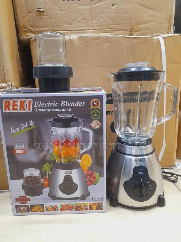 Reki 2in1 Electric Blender With Glass Jar