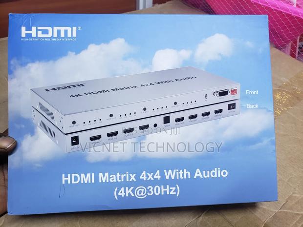 4 × 4 ( at 30hz) Hdmi Video Matrix With Audio - main view