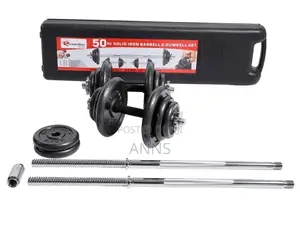 50 Kg Solid Iron Dumbell Set