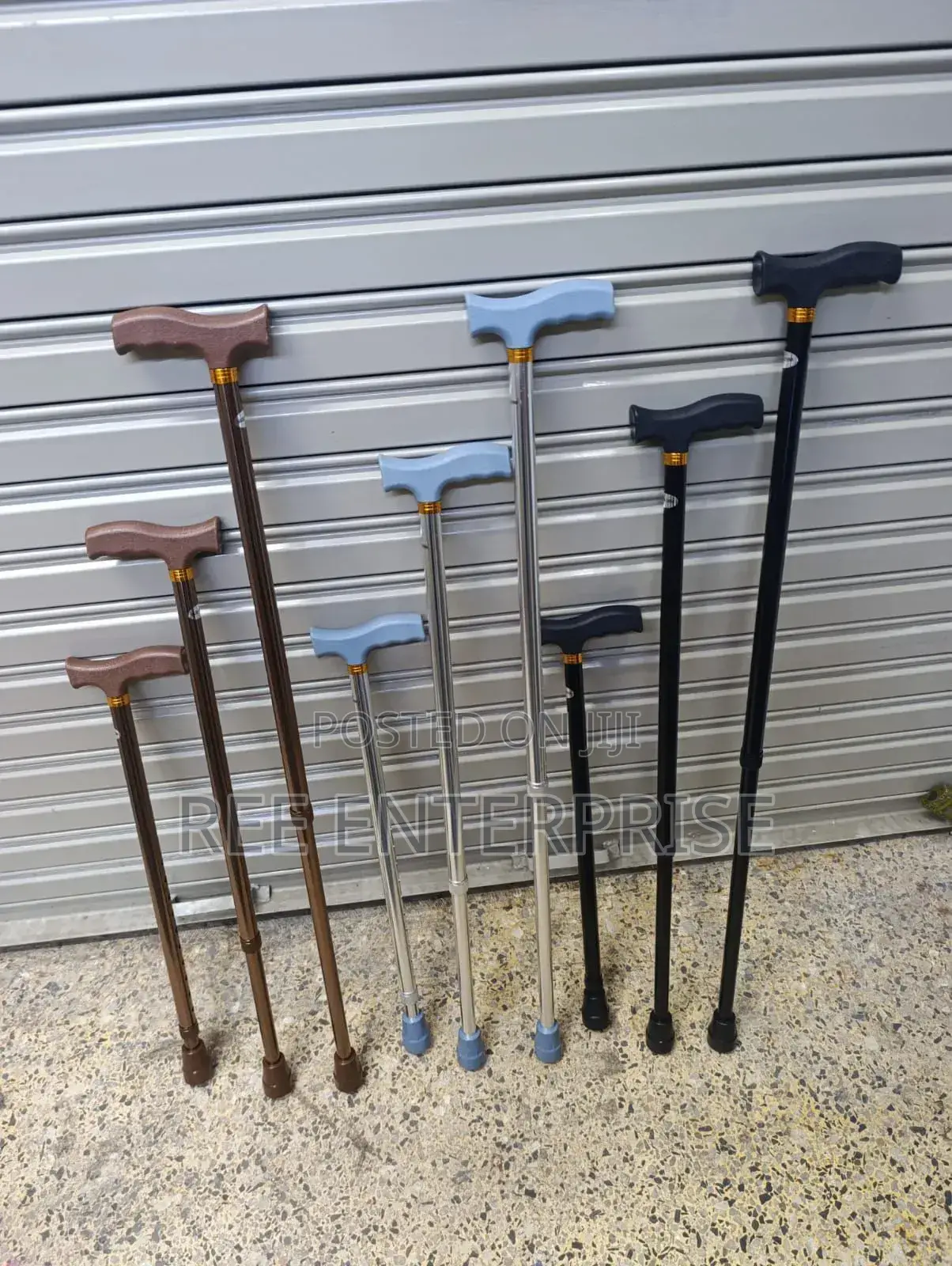 Adustable Mettalic Wallking Sticks. For Occasion