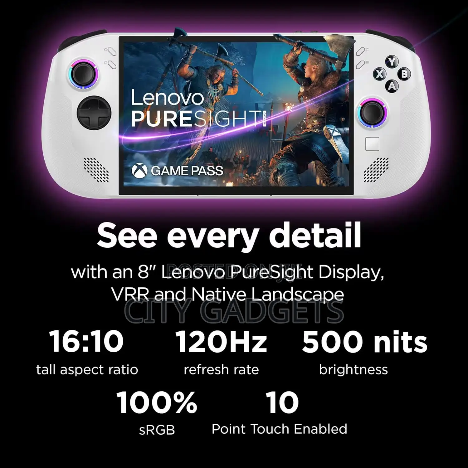 Lenovo Legion Go S 8" Gaming Handheld - - Window Os -1 Tb Ss