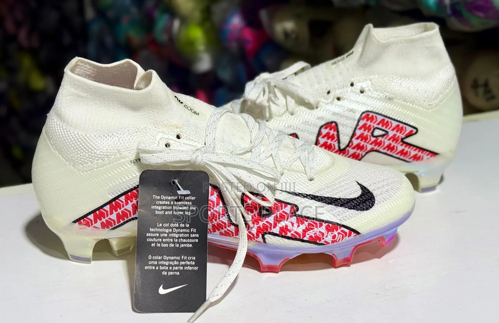 New Air Zoom Original White Football Boots - Soccer Cleats Shoes