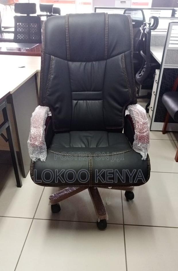 Office Chair : Senior Executive Office Leather Chair - thumbnail 3