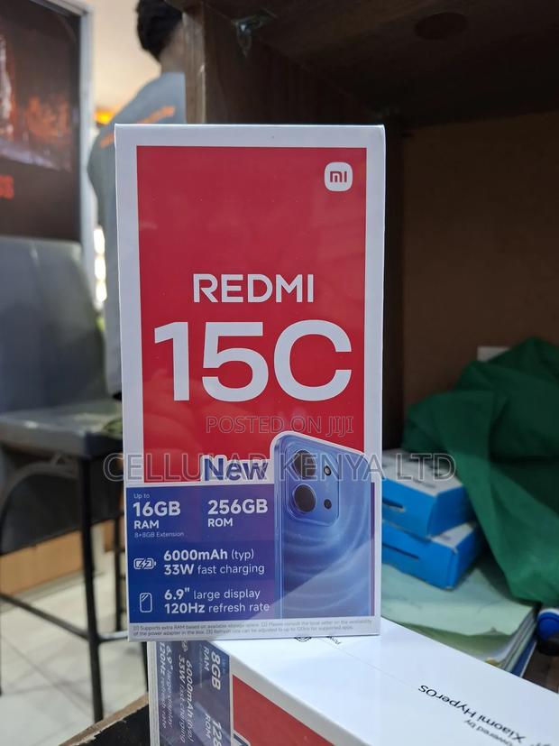 New Xiaomi Redmi 15C 4G 256 GB Black - main view