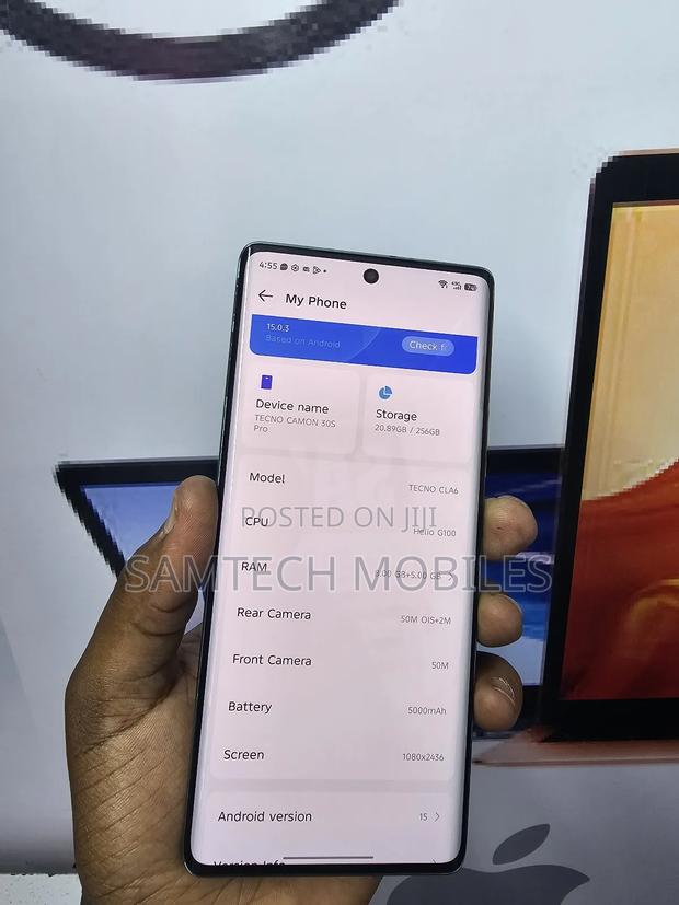 Tecno Camon 30S Pro 256 GB Silver - thumbnail 3