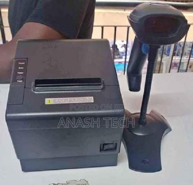 Pos Thermal Printer and Barcode Scanner - main view