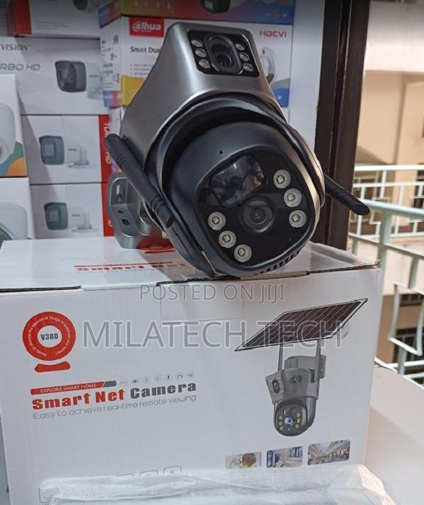 Dual Lens Solara Camera Wifi