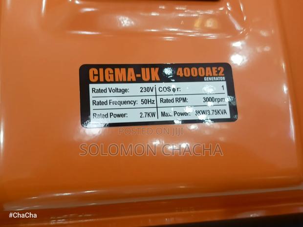 Cigma 2.7kw Portable Gasoline Generator Powerful And Quality - thumbnail 2