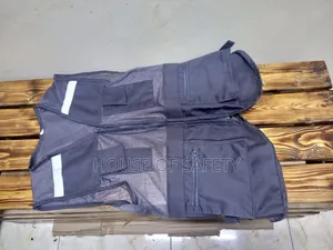 Navy Blue Mesh Vest