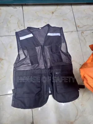 Nablue Twill Vest With Net Fabric