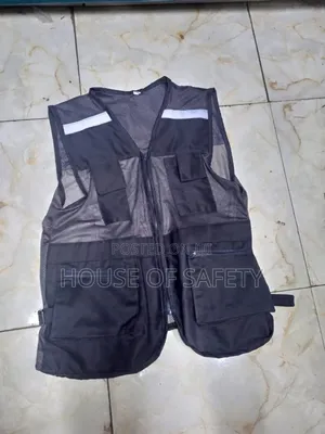 Nablue Twill Vest With Net Fabric