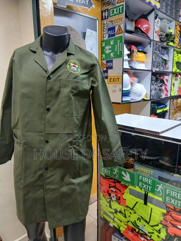 Engineers Dustcoat With Logos - main view