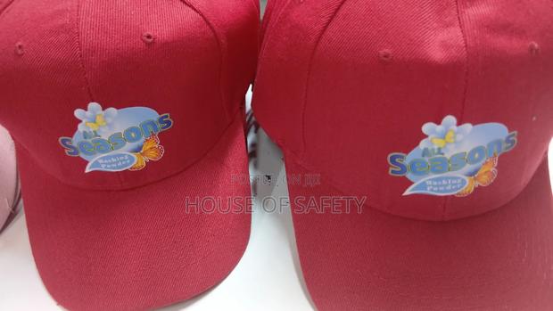 Red Hats With Logos - main view
