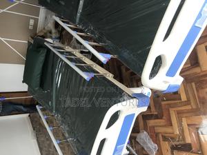 Single Crank Hospital Bed With Mattress - main view