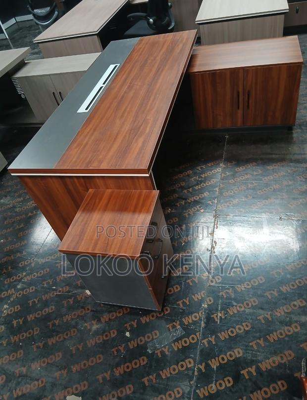 Office Desk : 2m MDF Leadership Office Workstation - thumbnail 4