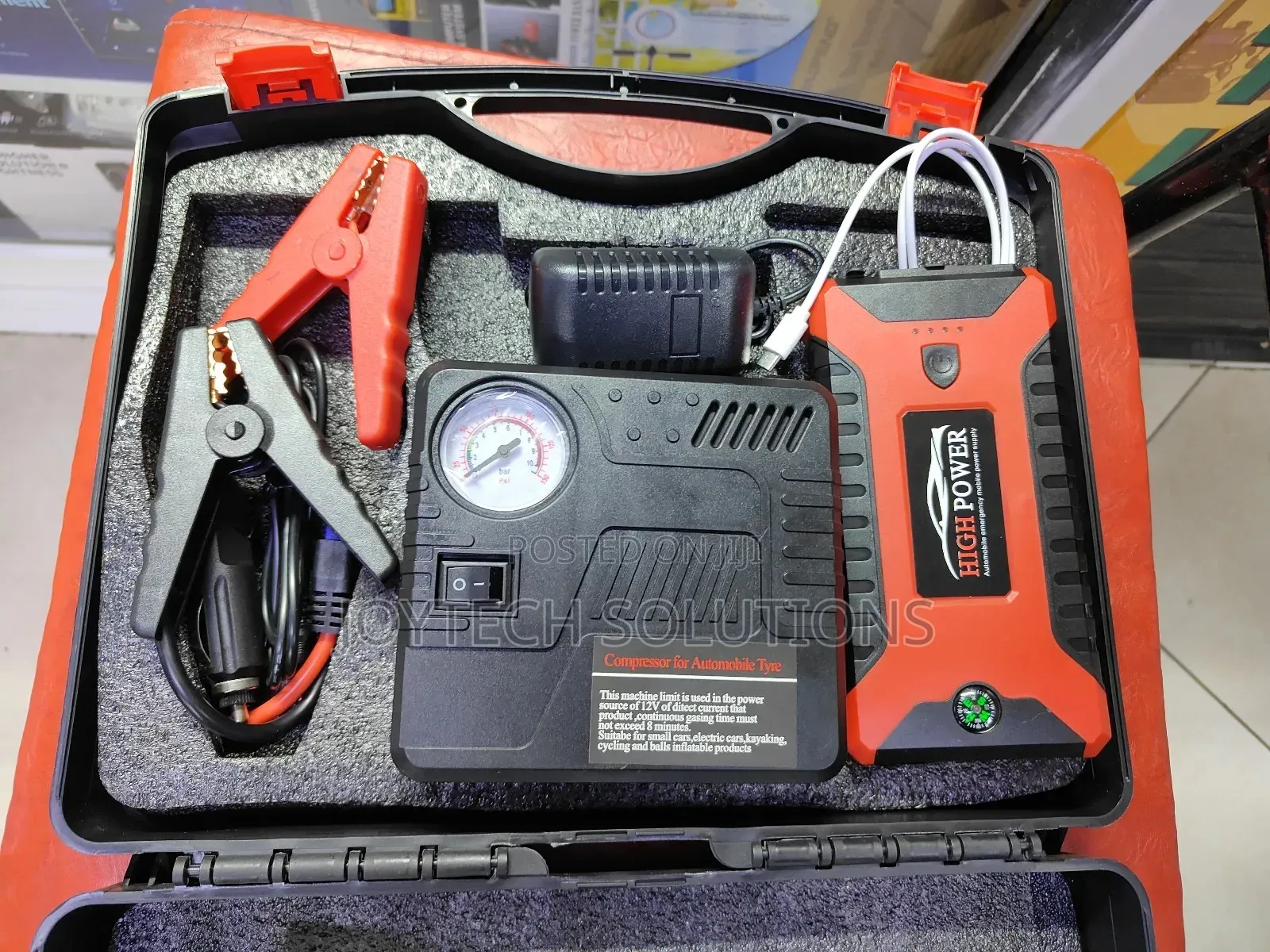High -Power Car Jamstarter: With Air Inflators