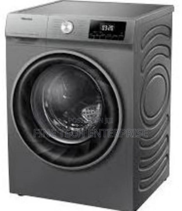 Hisense Front Load 8kg/5kgrey Grey Wash And Dry Full Automatic