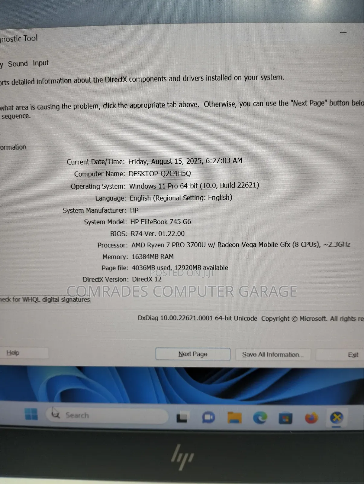 Laptop HP EliteBook 745 G6 16GB AMD Ryzen 7 SSD 512GB