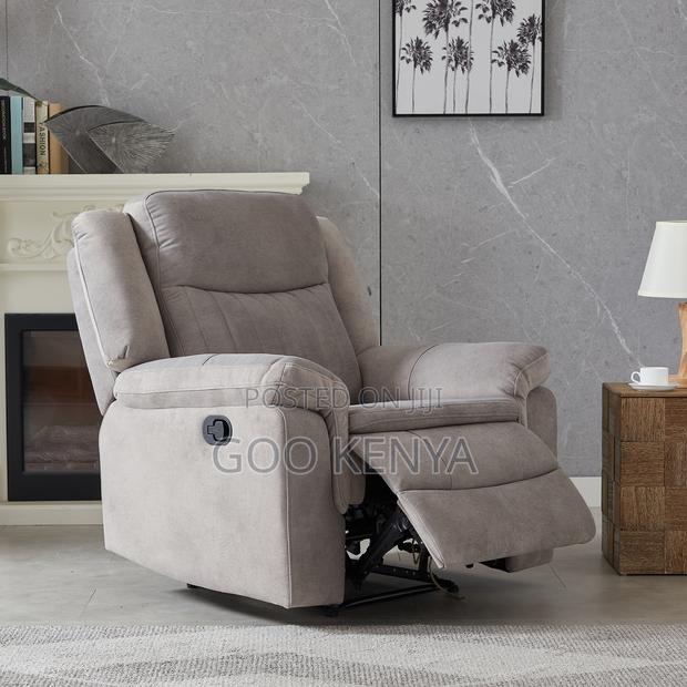 Home Chair; Pu Velvet Functional Single Recliner Sofa - thumbnail 8