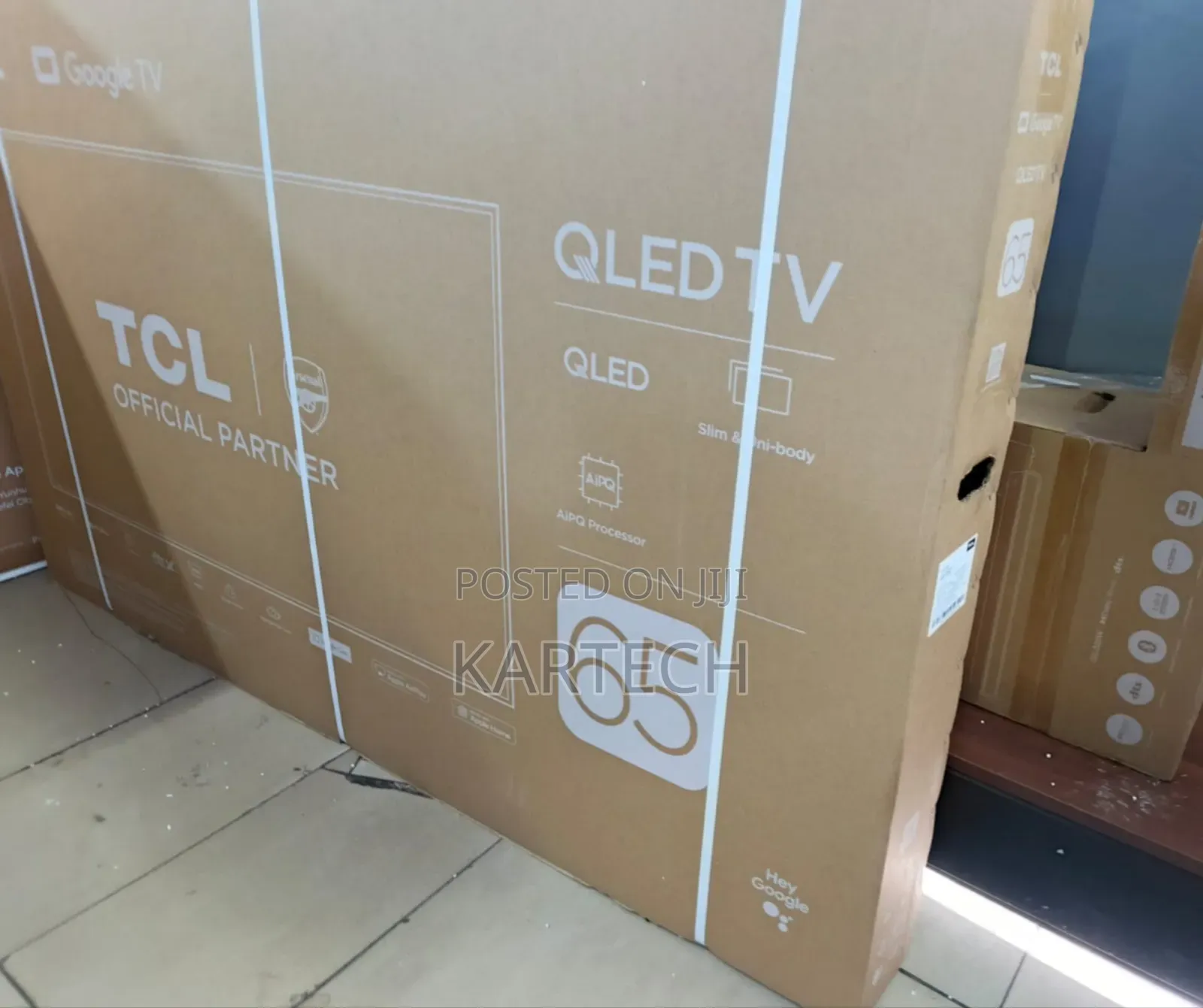 TCL 65 Inch Qled Uhd Google Tv – Slim Bezel Design