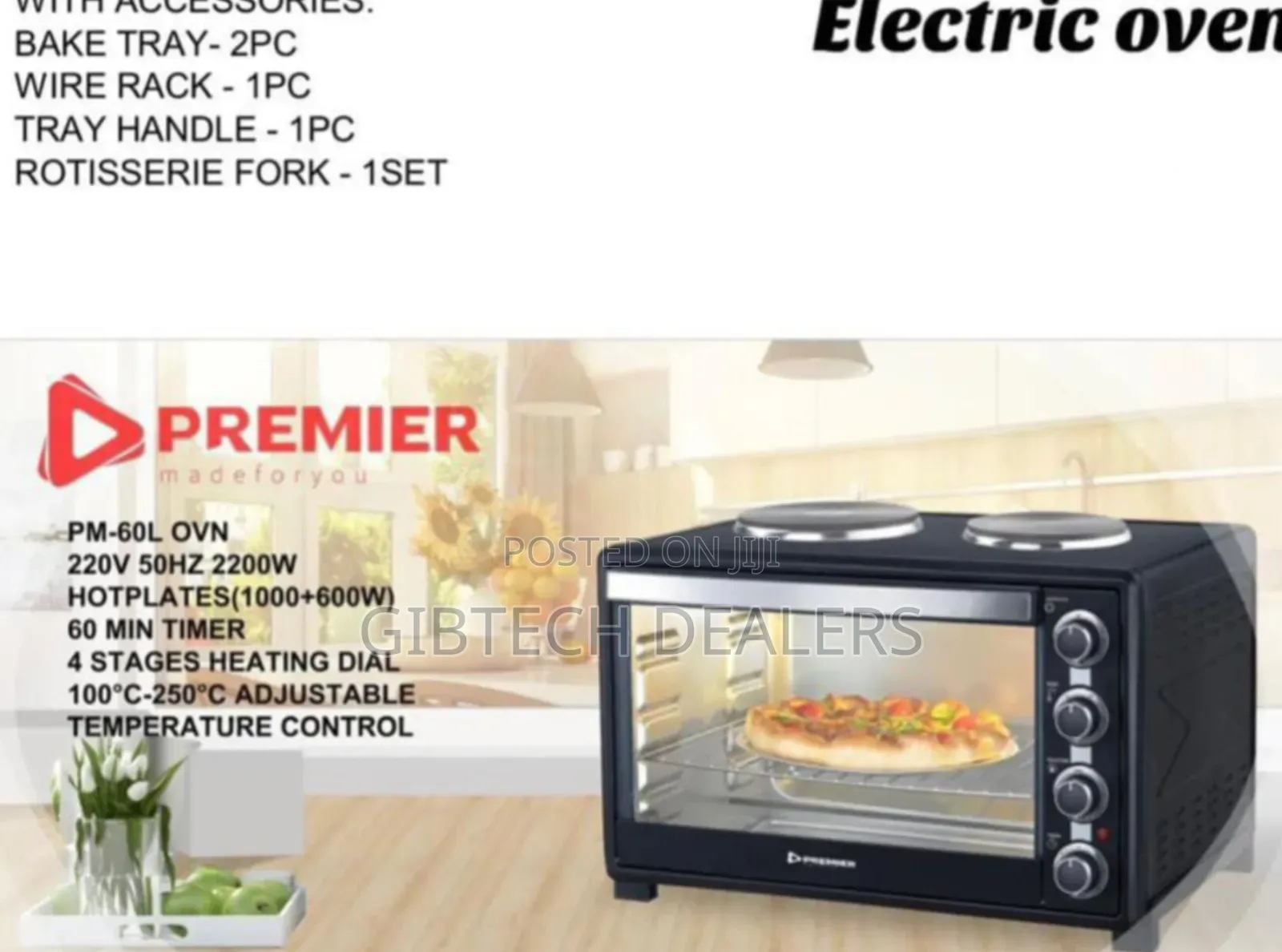 60l Premier Electric Oven