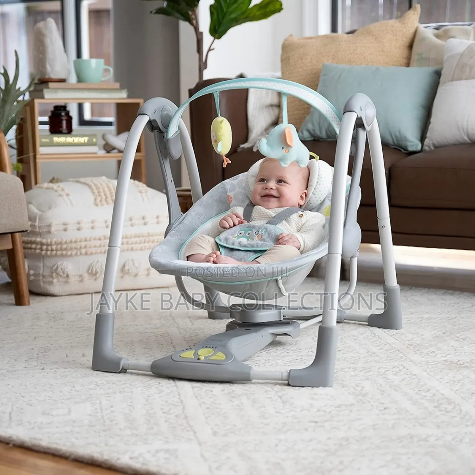 Ingenuity Swing 'N Go Portable Baby Swing – Foldable Cozy