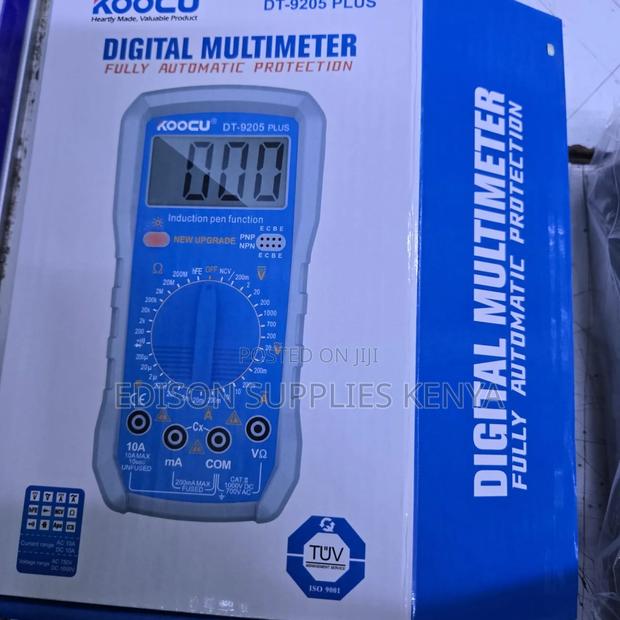 Koocu Digital Multimeter 2000 Counts With 9v Block Voltage Tester - thumbnail 5