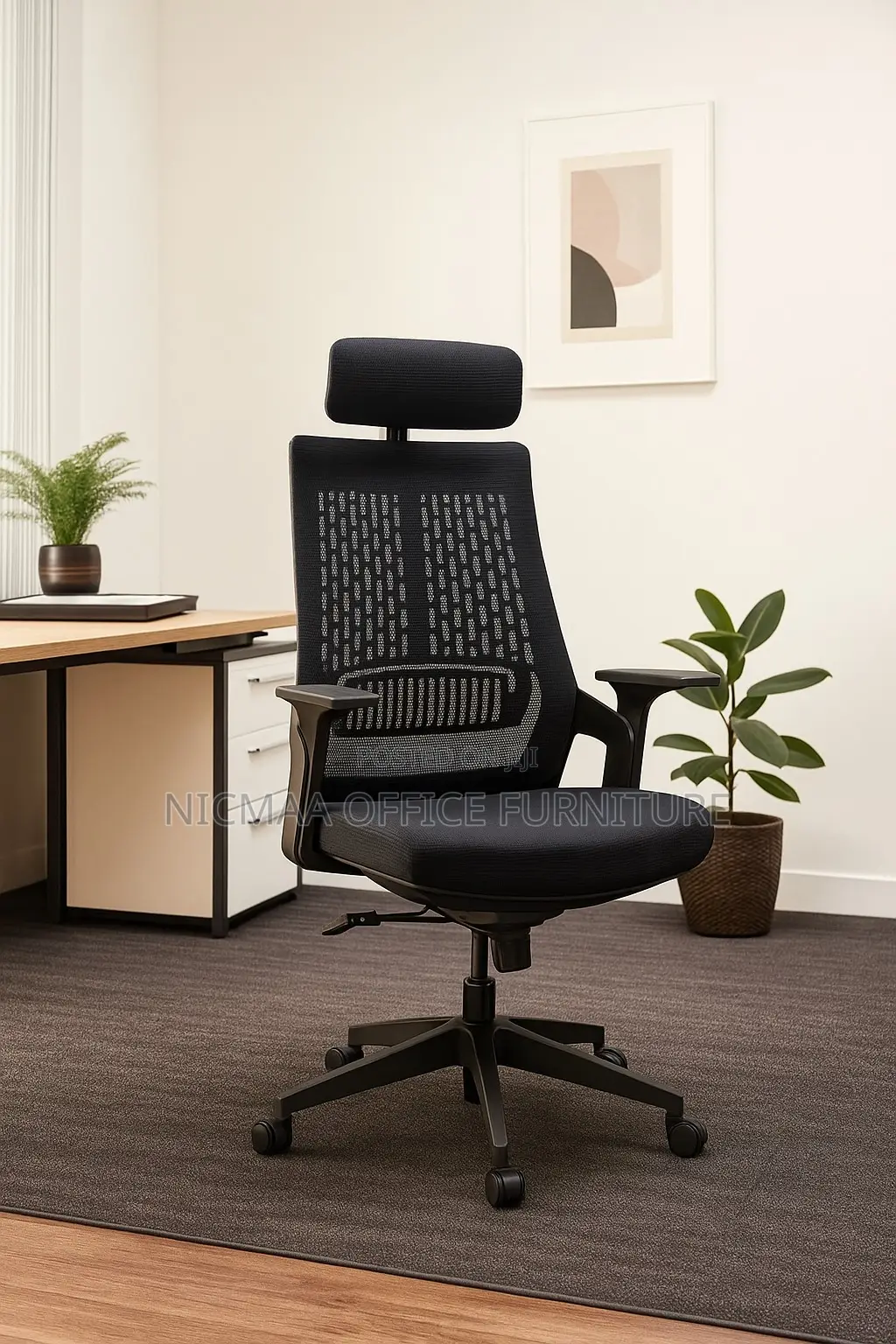 Office Seat: Ergonomic High Back Mesh Seat