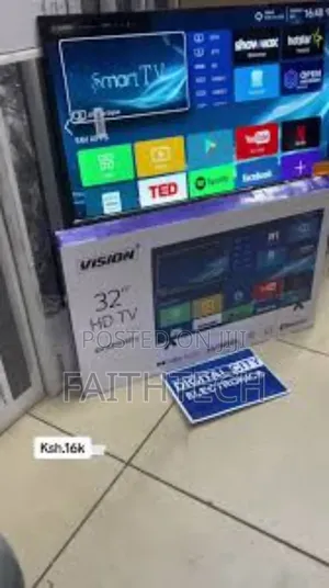 Vision Plus 32inches Smart Tv Frameless