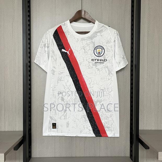 Manchester City Away Kit 25/26 White Jersey