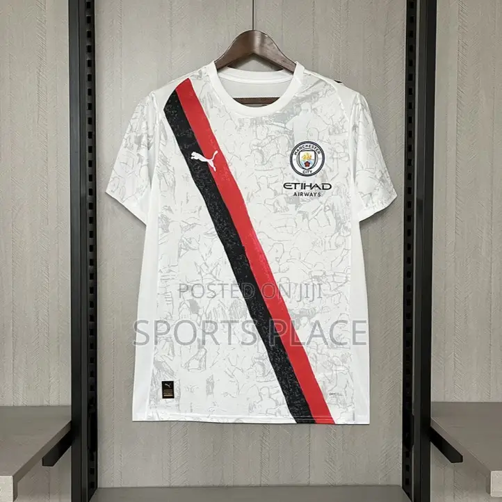 Manchester City Away Kit 25/26 White Jersey