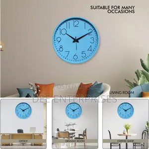 Solid Colour Silent Wall Clocks