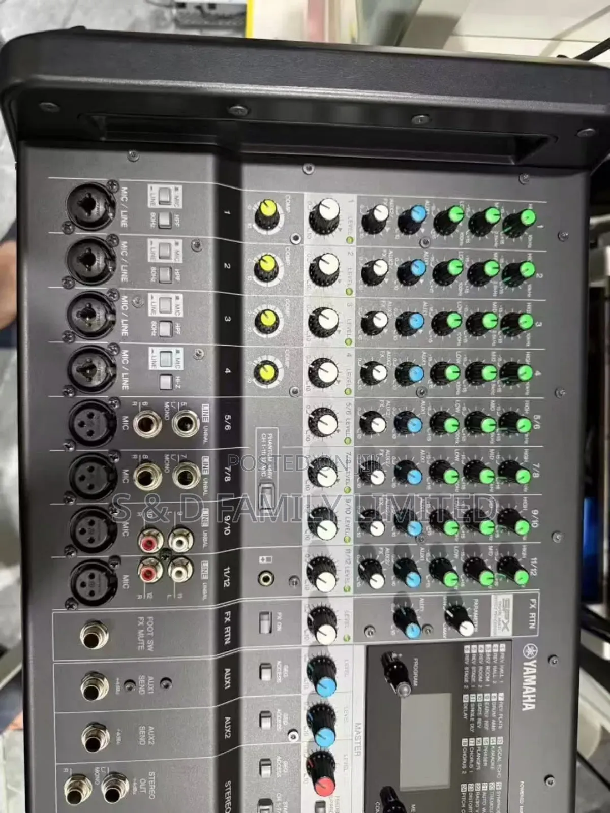 Yamaha Emx 7 12-Channel Powered Mixer