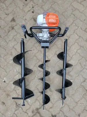 Earth Auger Petrol Engine, With Complete Set