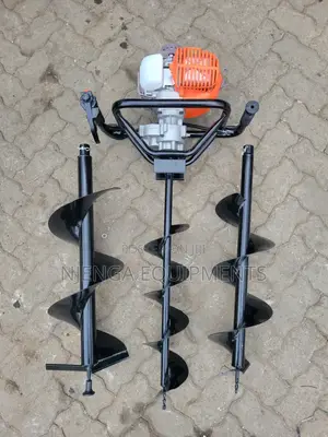 Earth Auger Petrol Engine, With Complete Set