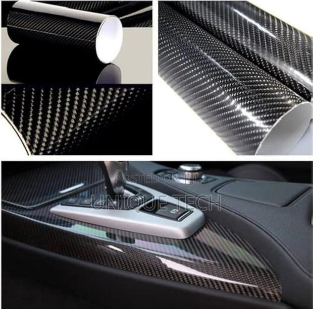 Carbon Fiber Vinyl Wrap Sticker 3d Design 1m×1.5m for Cars - main view