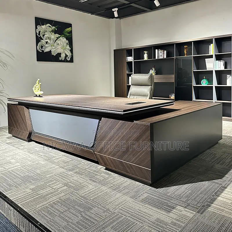 Office Desk: 2.4m Advanced Modern Look Desk